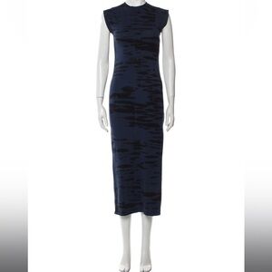 APPARIS Blue Tie-Dye Dress